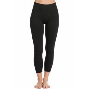 Spanx Look At Me Now Cropped Seamless Leggings Women's Size 1x Black 20099‎